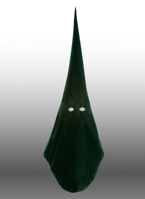 ANTIFAZ DE TERCIOPELO BABERO CINTURA<span> - </span>VERDE OLIVA, L/XL