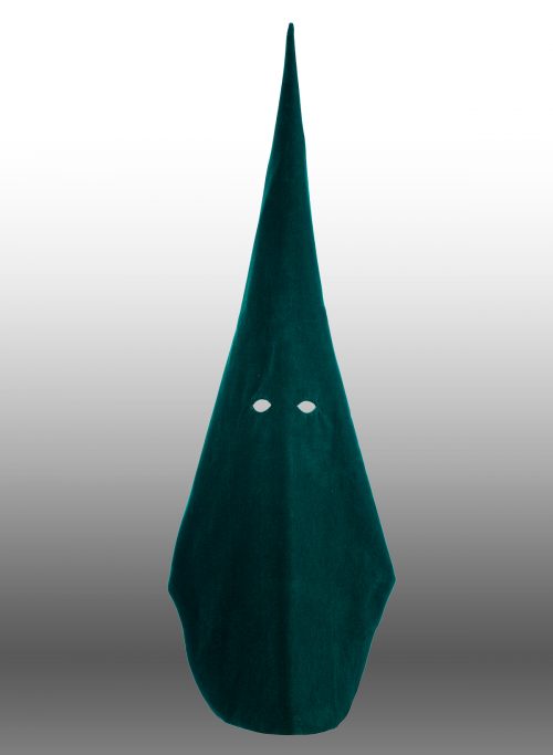 ANTIFAZ DE TERCIOPELO BABERO CINTURA<span> - </span>VERDE ESPERANZA, 8/10/12